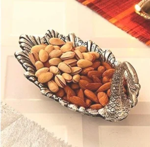 Sliver Serving Dry Fruit Duck Tray
