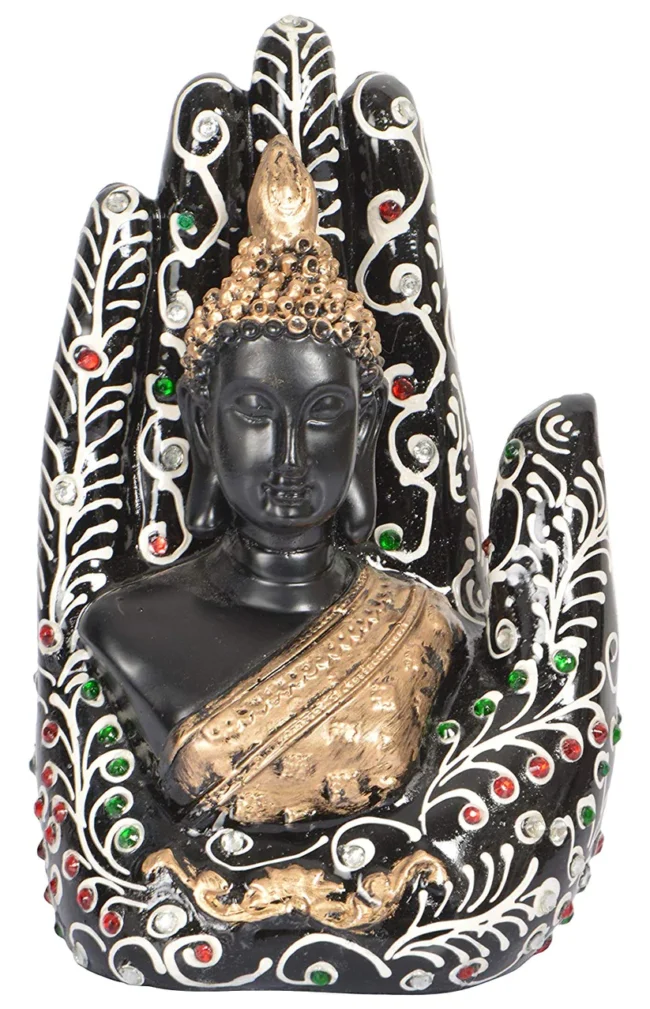 Hand Painted Hand Buddha