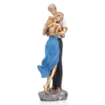 Blue Love Couple statue