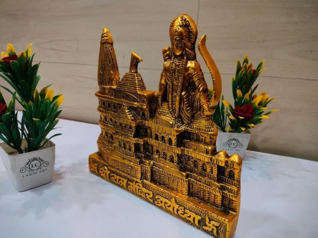 Ram Mandir Ayodhya Model Metal Temple